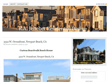 Tablet Screenshot of newportbeachresidentialdesign.com